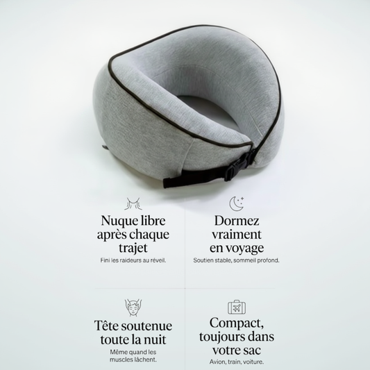 Oreiller Cervical de Voyage - Soutien du cou | Nerua®