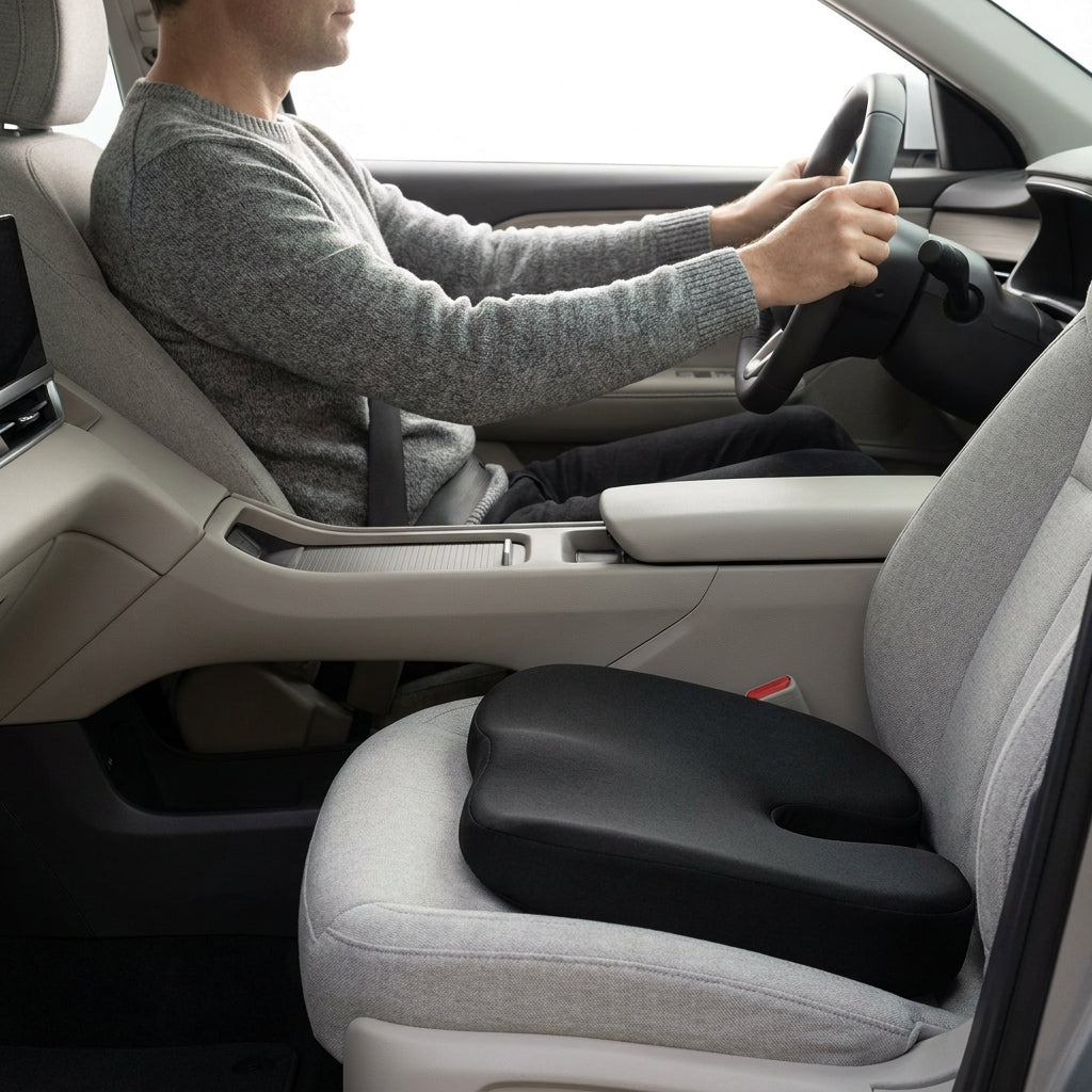 Image lifestyle "conducteur avec coussin"