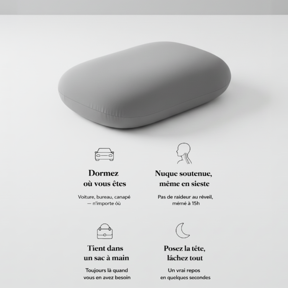 Oreiller Cervical de Voyage Compact | Nerua®