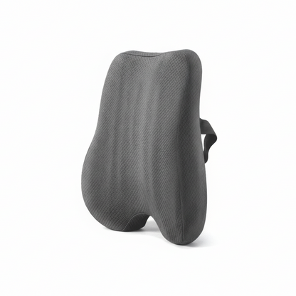 Coussin lombaire gris vue de face
