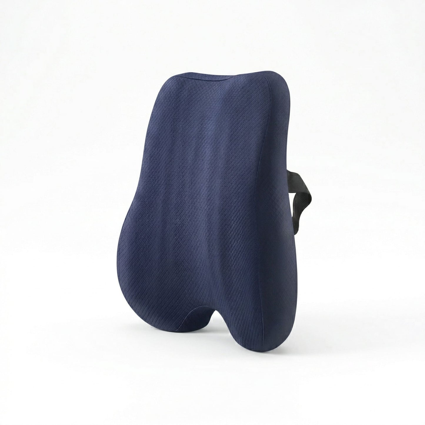 Coussin lombaire bleu vue de face