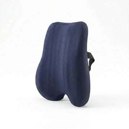 Coussin lombaire bleu vue de face
