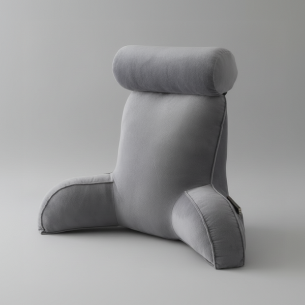 Coussin de Lecture Confort — Accoudoirs et Dossier Enveloppant | Confortablement Installé pendant des Heures