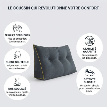 Coussin Tête de Lit Luxe — Capitonné et Finition Élégante | Profitez Enfin de Vos Soirées