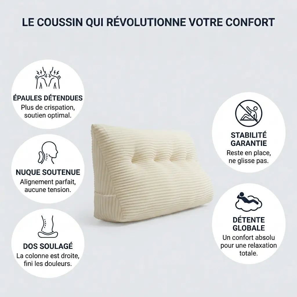 Bénéfices du coussin tête de lit.