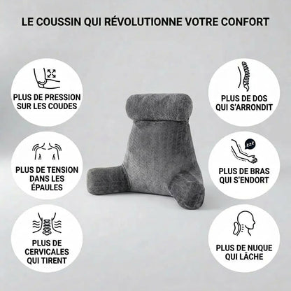 6 bénéfices du coussin de lecture cosy.