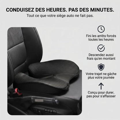 Coussin de siège voiture Nerua, 4 bénéfices clés pour un confort de conduite optimal