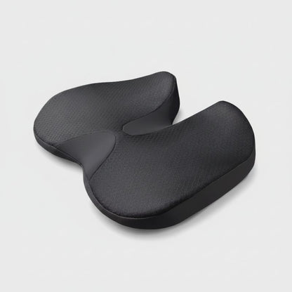Coussin de siège voiture ergonomique en mousse mémoire de forme avec découpe coccyx — Nerua