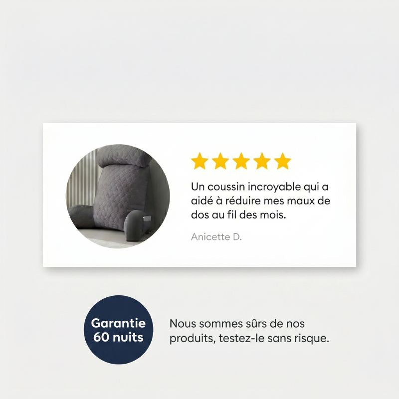 Coussin de Lecture Confort Pro — Velours Doux et Accoudoirs | Douceur et Confort Réunis