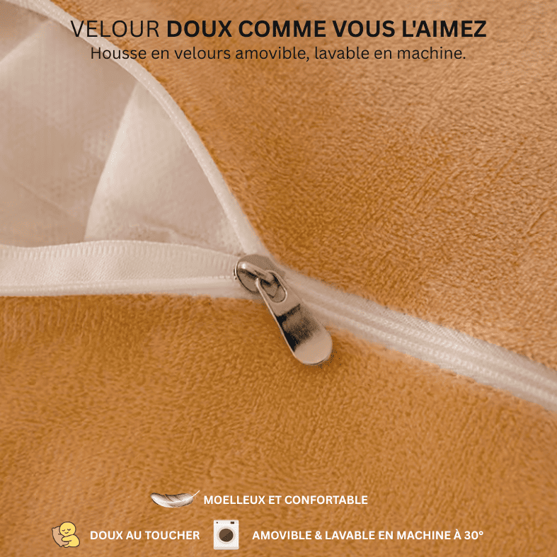 Housse amovible et lavable du coussin de lecture Confort Nerua